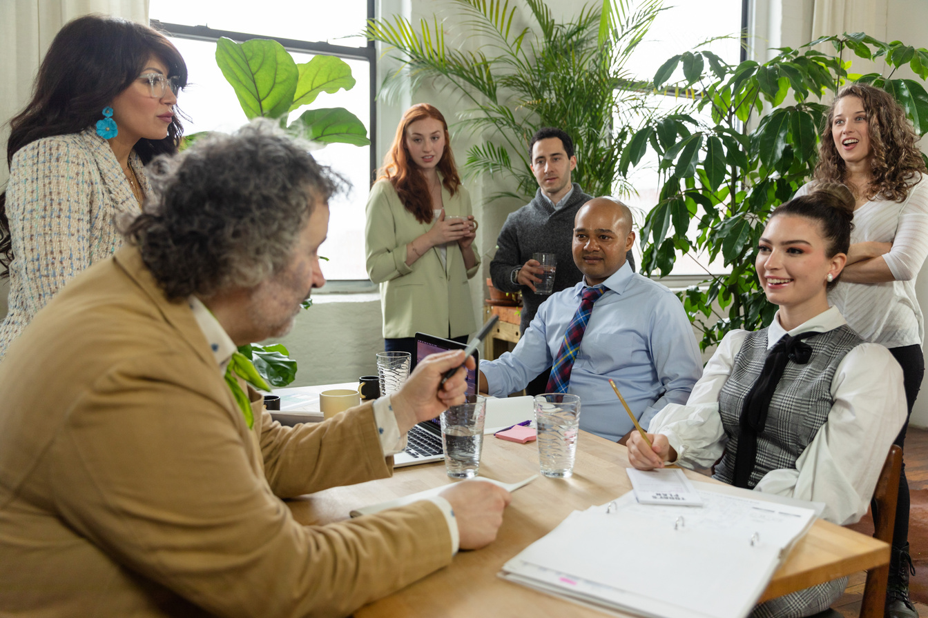 Business People in a Business Meeting